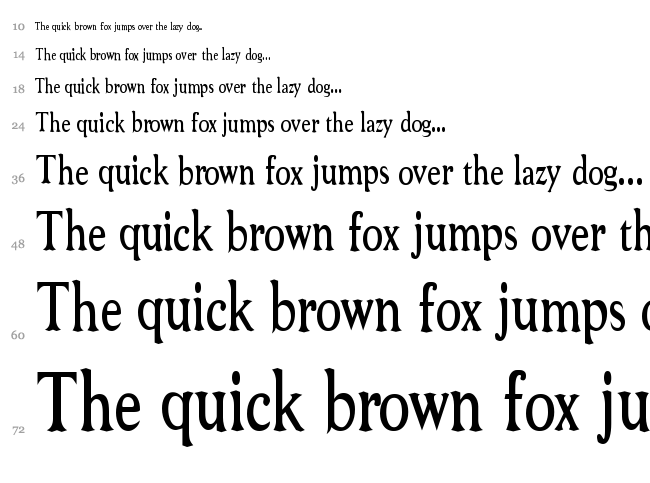 Niew CroMagnon font waterfall